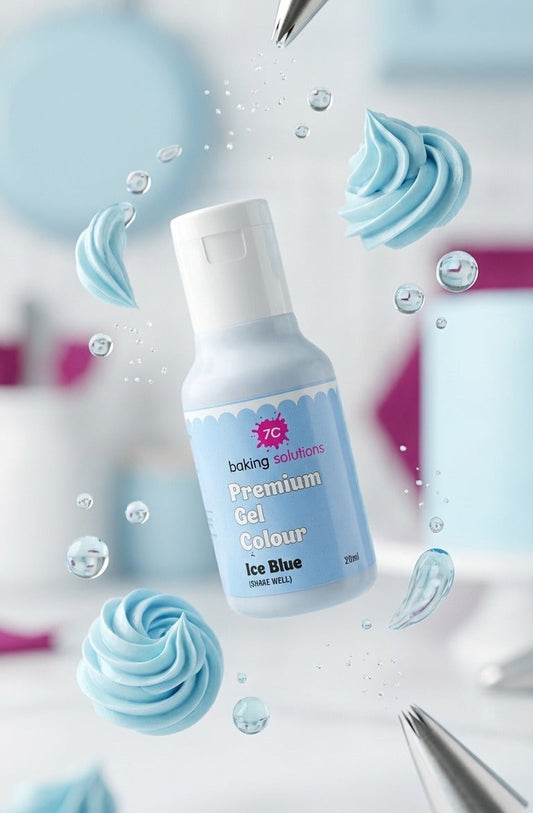 7C Edible Premium  Gel Color Food Colouring for Icing, Cakes Decor, Baking, Fondant Colours - Sky Blue   (MOQ 12 PCS)  (RA.24)