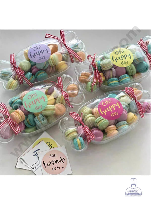 PVC Candy Shape Container With Lid Chocolate Box | Candy Box | Chocolate/Candy Packing Box | Gift Box   (MOQ 100 PCS) (AM)
