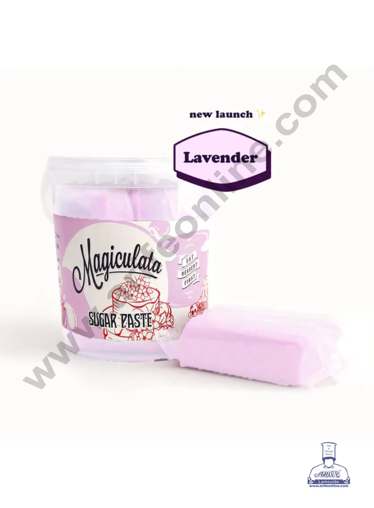 Magiculata Sugar Paste 1 Kg - Lavender (MOQ 6 KG ) (RLF)