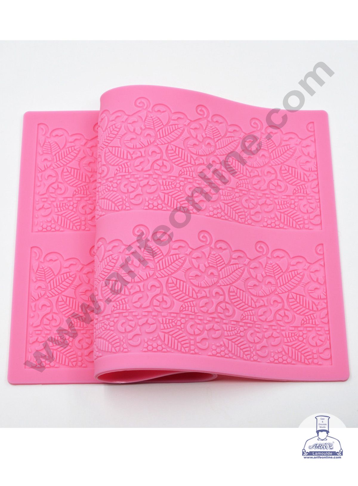 Cake Decor Silicone Cake Leaf Lace Mould Fondant Cake Decorative Silicone Lace Mat Cake Baking Mat (SBLM-SM-2729)