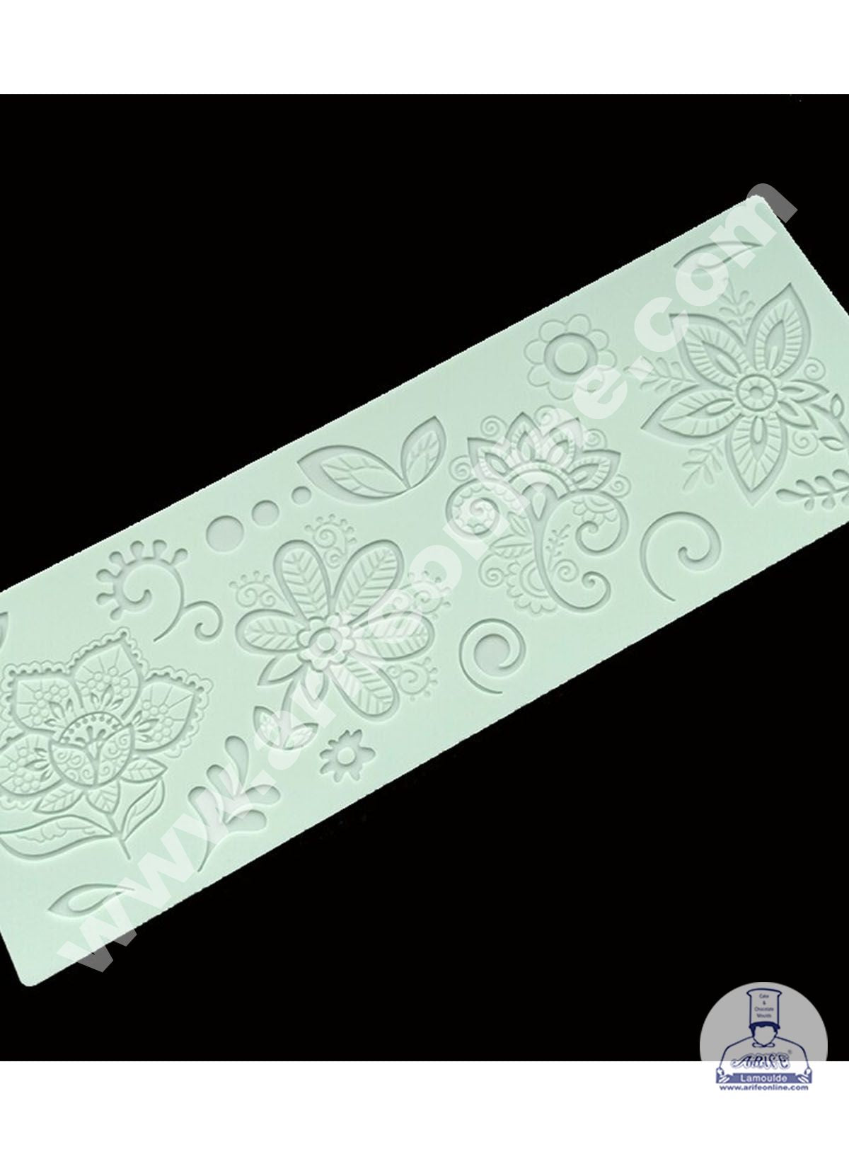 Cake Decor Silicone Cake Leave Lace Mould Fondant Cake Decorative Silicone Lace Mat Cake Baking Mat (SBLM-BM-433)