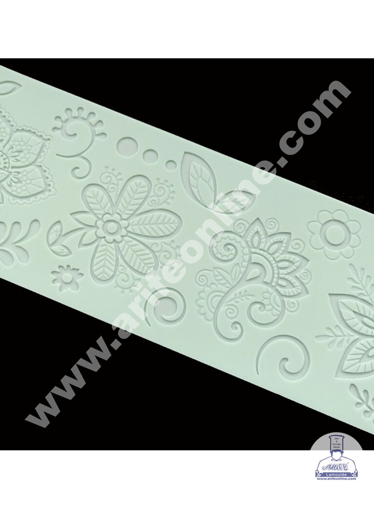 Cake Decor Silicone Cake Leave Lace Mould Fondant Cake Decorative Silicone Lace Mat Cake Baking Mat (SBLM-BM-433)