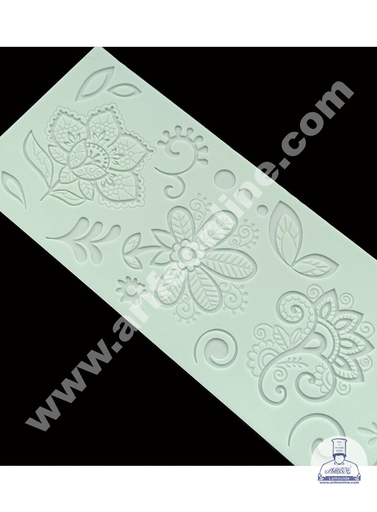 Cake Decor Silicone Cake Leave Lace Mould Fondant Cake Decorative Silicone Lace Mat Cake Baking Mat (SBLM-BM-433)
