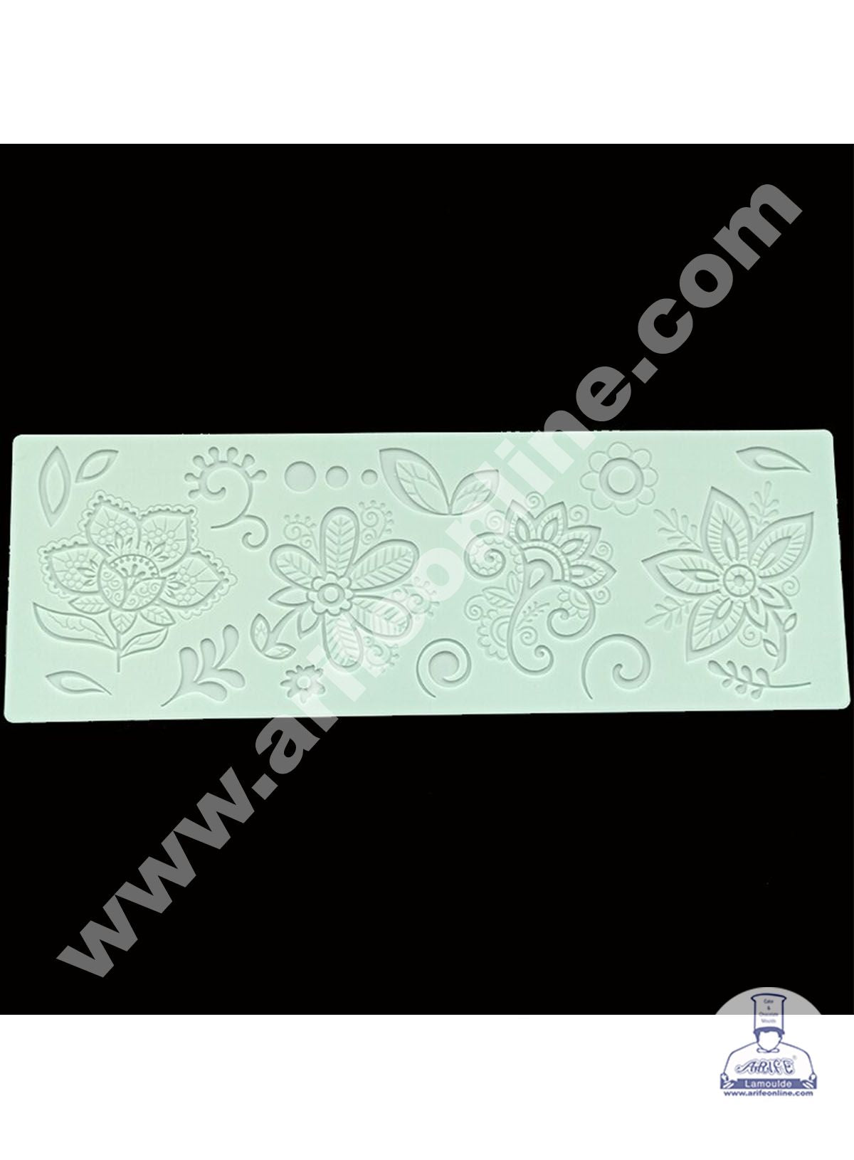 Cake Decor Silicone Cake Leave Lace Mould Fondant Cake Decorative Silicone Lace Mat Cake Baking Mat (SBLM-BM-433)