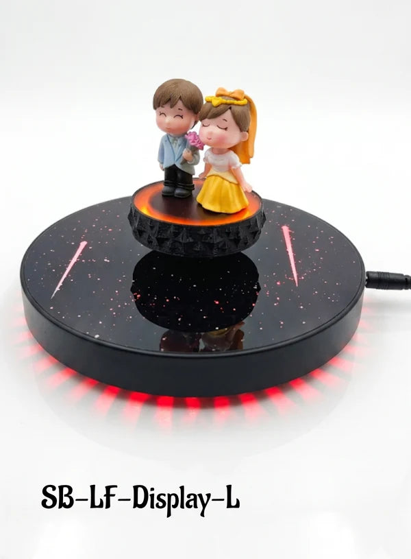 Levitating Magnetic Floating Display Stand With LED Lights | Anti Gravity Showcase (SB-LF-Display-L)