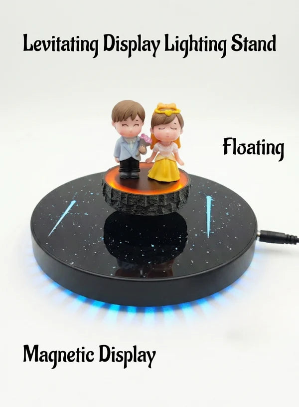 Levitating Magnetic Floating Display Stand With LED Lights | Anti Gravity Showcase (SB-LF-Display-L)