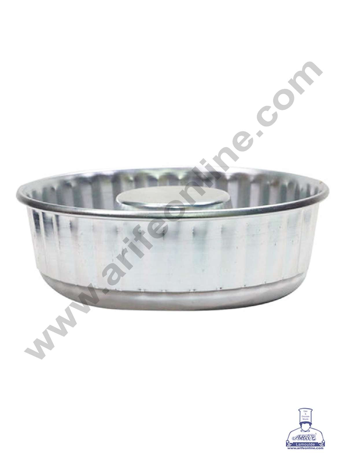 Donut Shape Aluminium Cake Mould - Medium ( 17 x 5.5 cm ) (MOQ 12 PCS)