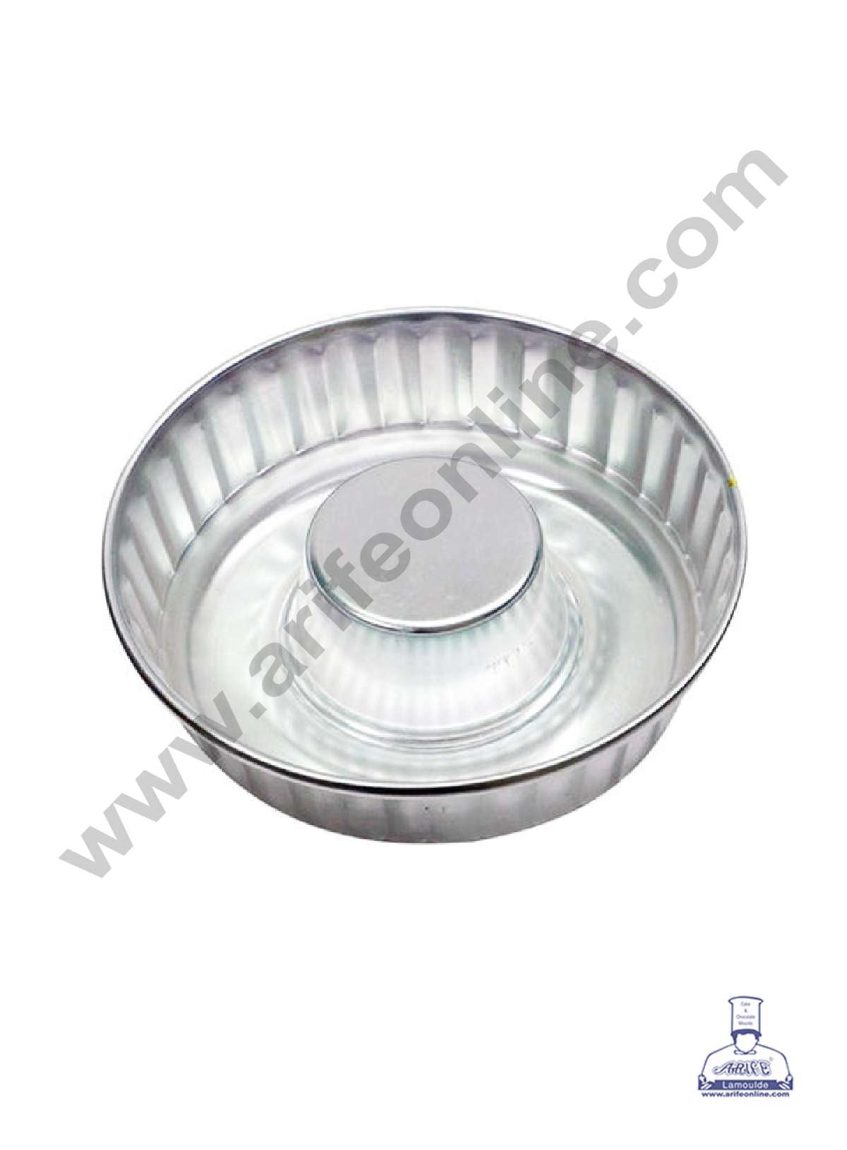 Donut Shape Aluminium Cake Mould - Medium ( 17 x 5.5 cm ) (MOQ 12 PCS)