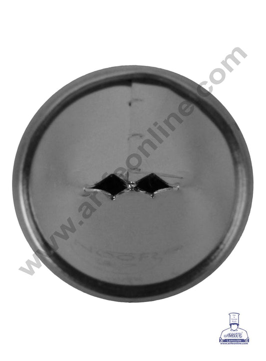Medium Noor Nozzle - No. 37 Fancy Band Ribbon Design Piping Nozzle with Collar Ring (MOQ 50 PCS)