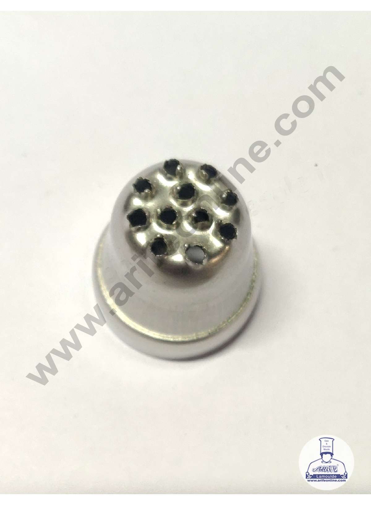 Small Noor Nozzle - No. 48 Grass | Hair Design Piping Nozzle with Collar Ring (MOQ 50 PCS)