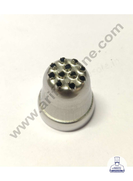 Small Noor Nozzle - No. 48 Grass | Hair Design Piping Nozzle with Collar Ring (MOQ 50 PCS)