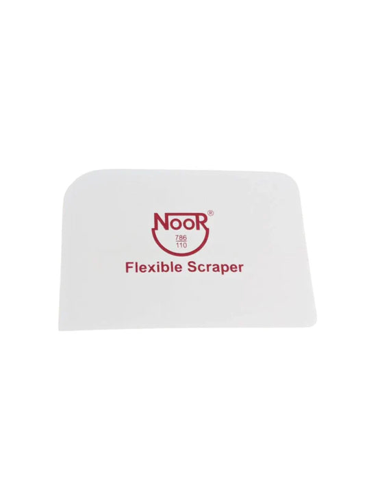 Noor Plastic Icing Scraper White (MOQ 12 PCS)
