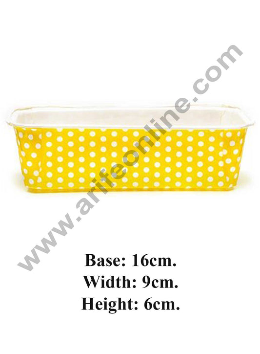 Novacart Polka Dot Plum Cake Mould Yellow 08917