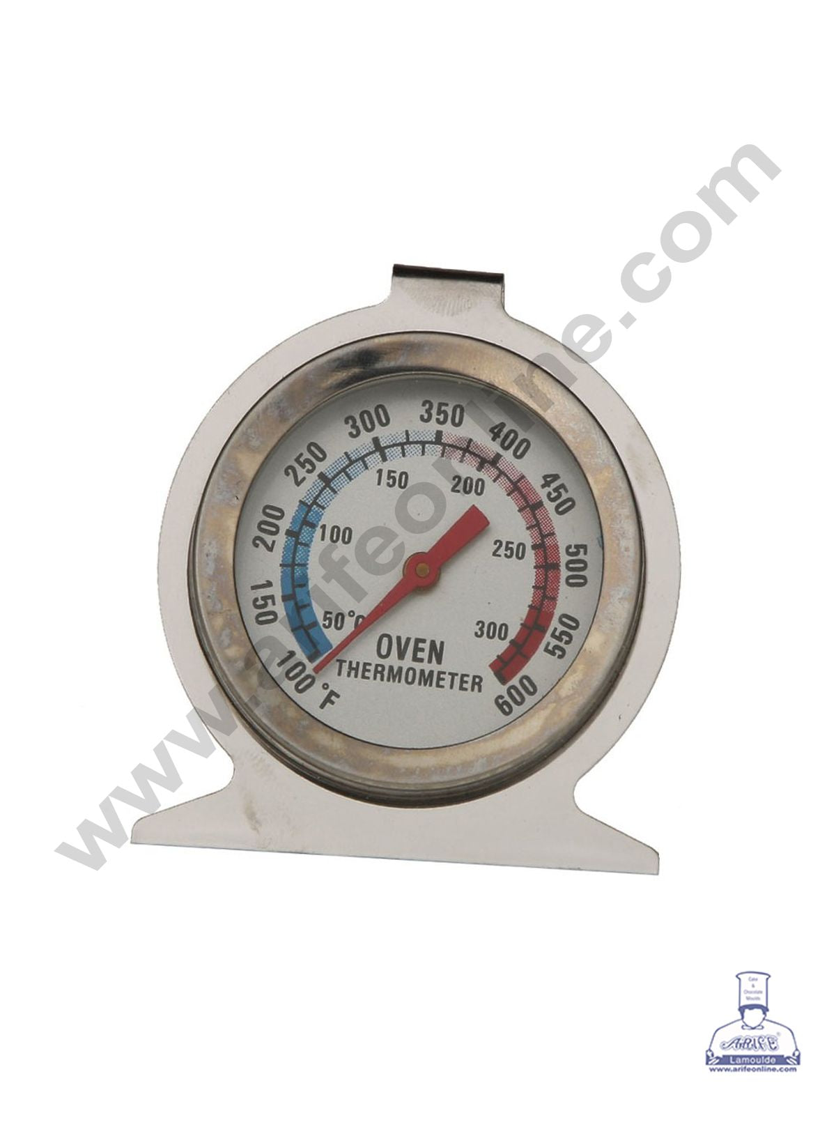 Cake Decor Stainless Steel Oven Thermometer, Silver