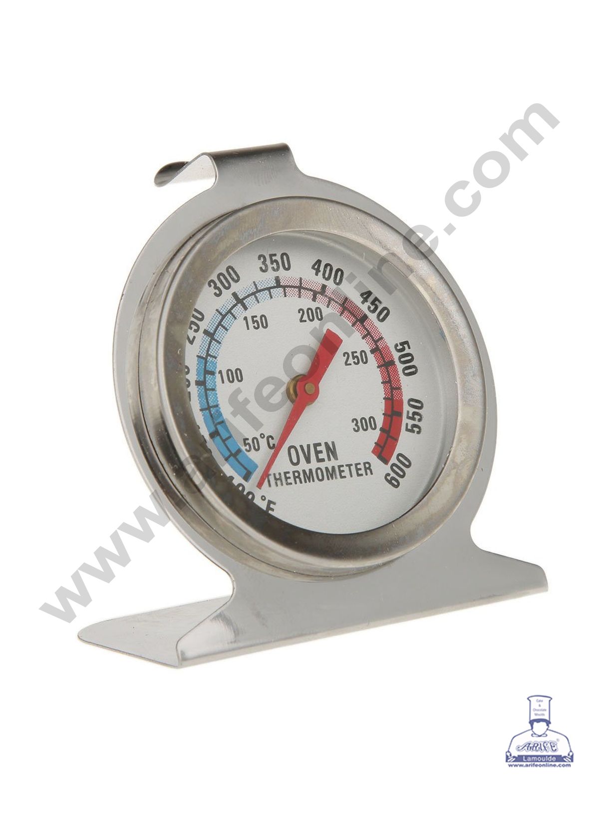 Cake Decor Stainless Steel Oven Thermometer, Silver