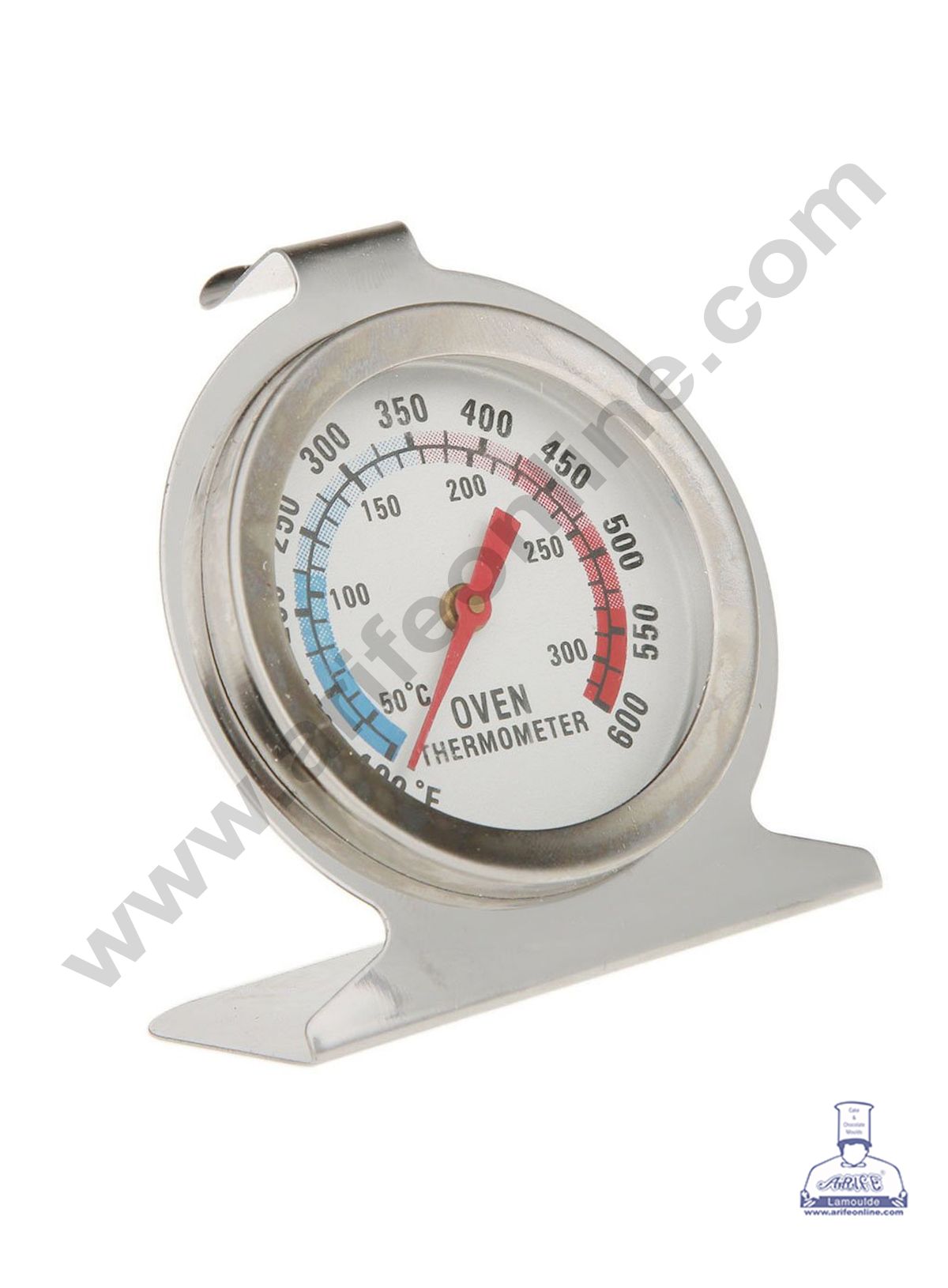 Cake Decor Stainless Steel Oven Thermometer, Silver