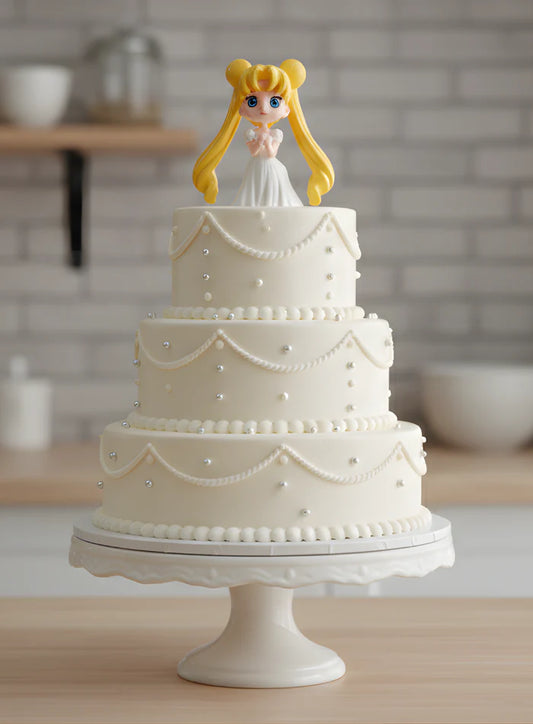 1 Piece Princess Serenity Sailor Moon Cake Topper (SBTO-P) (MOQ 12 PCS) (IE)
