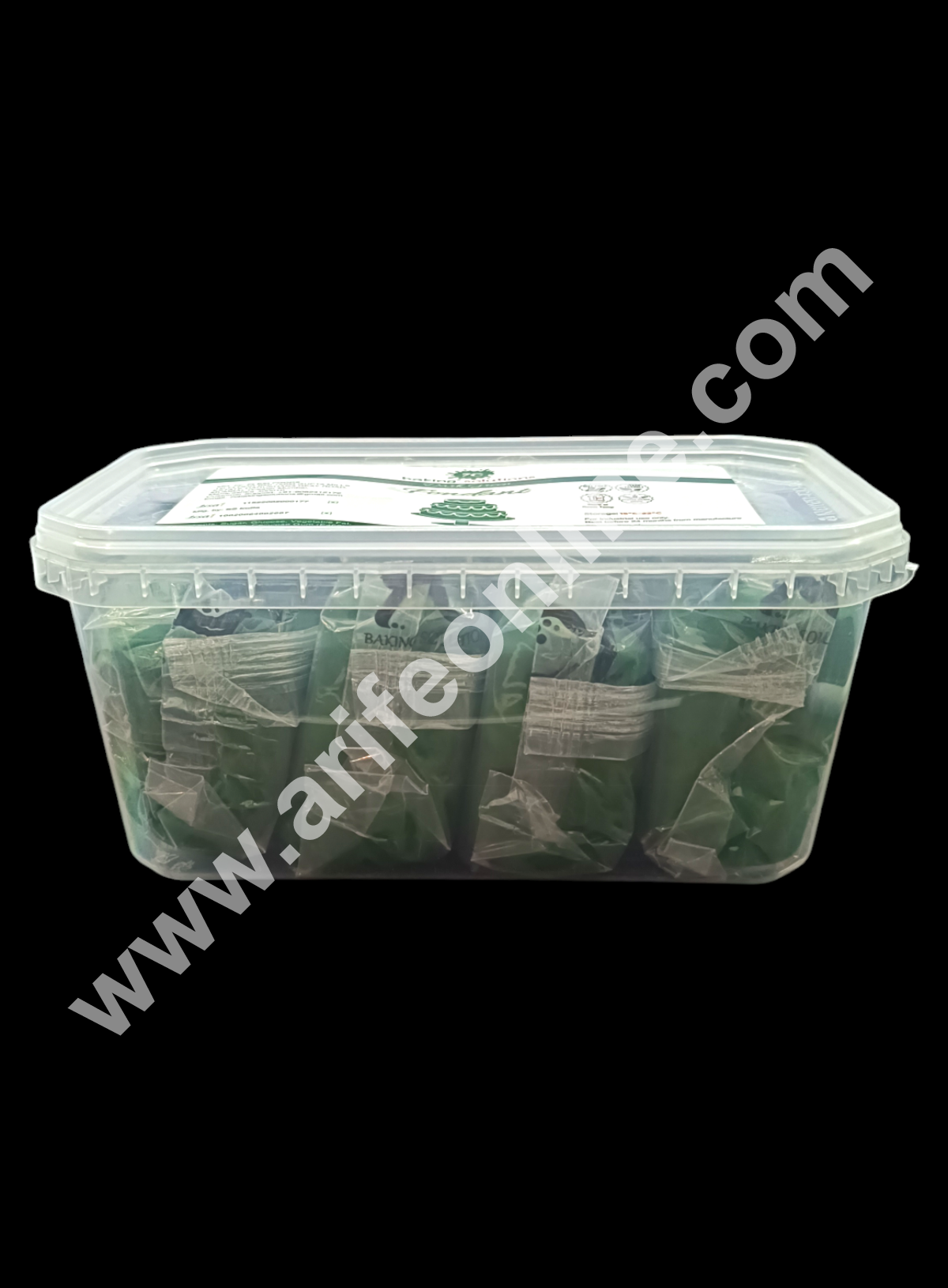 7C Fondant - Dark Green (1 KG)  (MOQ 12 PCS) (RFE)