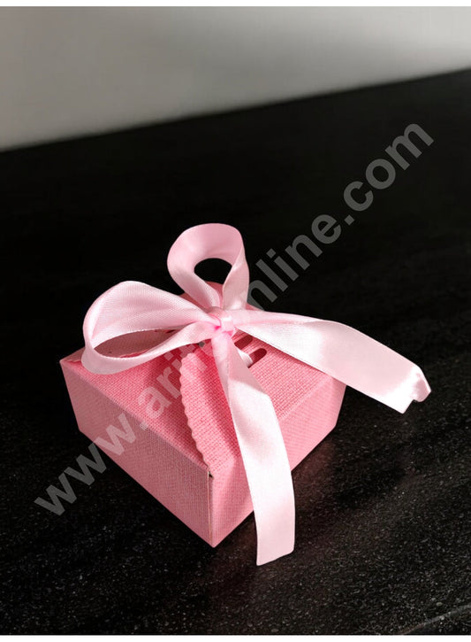 Goodie Bag For Hampers | Chocolate Box Hamper Box 10 Pcs Pack - Pink SBGB-18-P (MOQ 10 PACK)