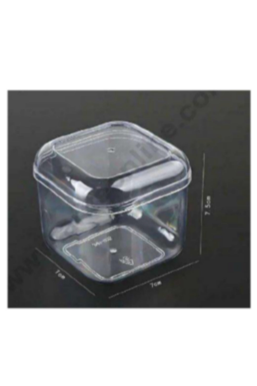 Cubic Tub D-60 Base: 7 cm Height: 7.5 cm (MOQ 500 PCS) (AO)