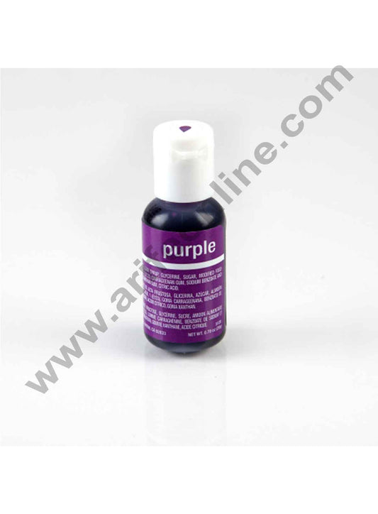 Chefmaster Liqua-Gel Purple.70 oz Food Color (20g) (MOQ 12 PCS)