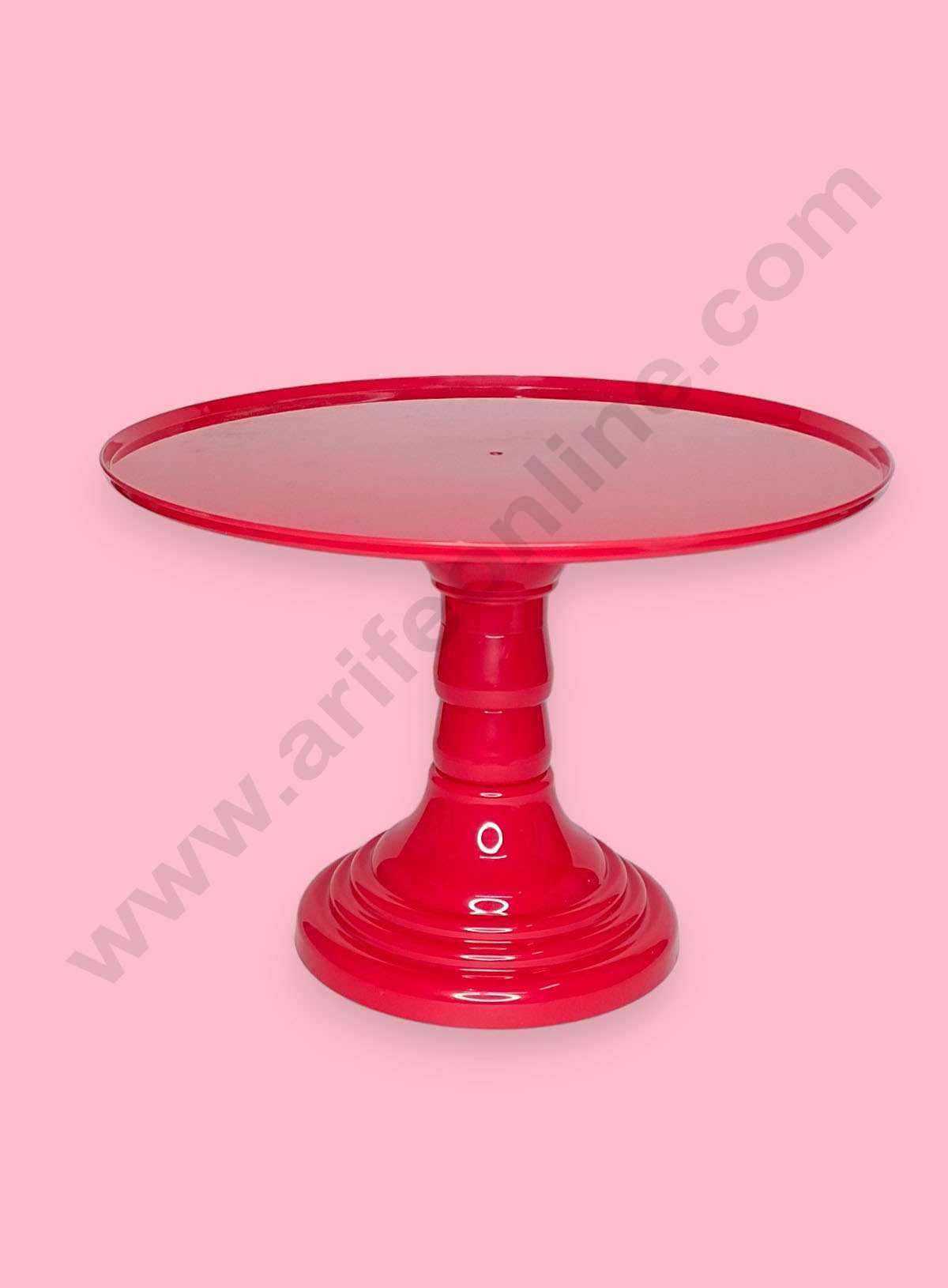 Adjustable Plastic Cake Stand | Cupcake Stand | Display Stand - Red (MOQ 12 PCS)