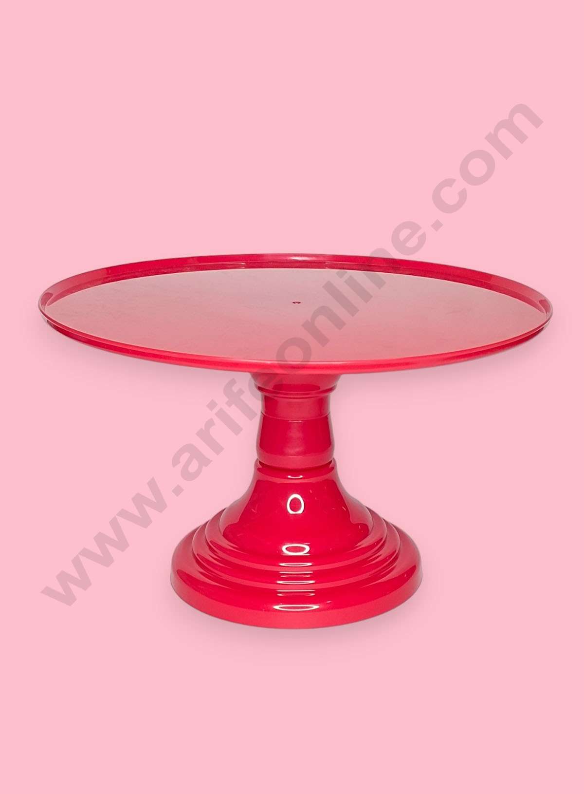 Adjustable Plastic Cake Stand | Cupcake Stand | Display Stand - Red (MOQ 12 PCS)