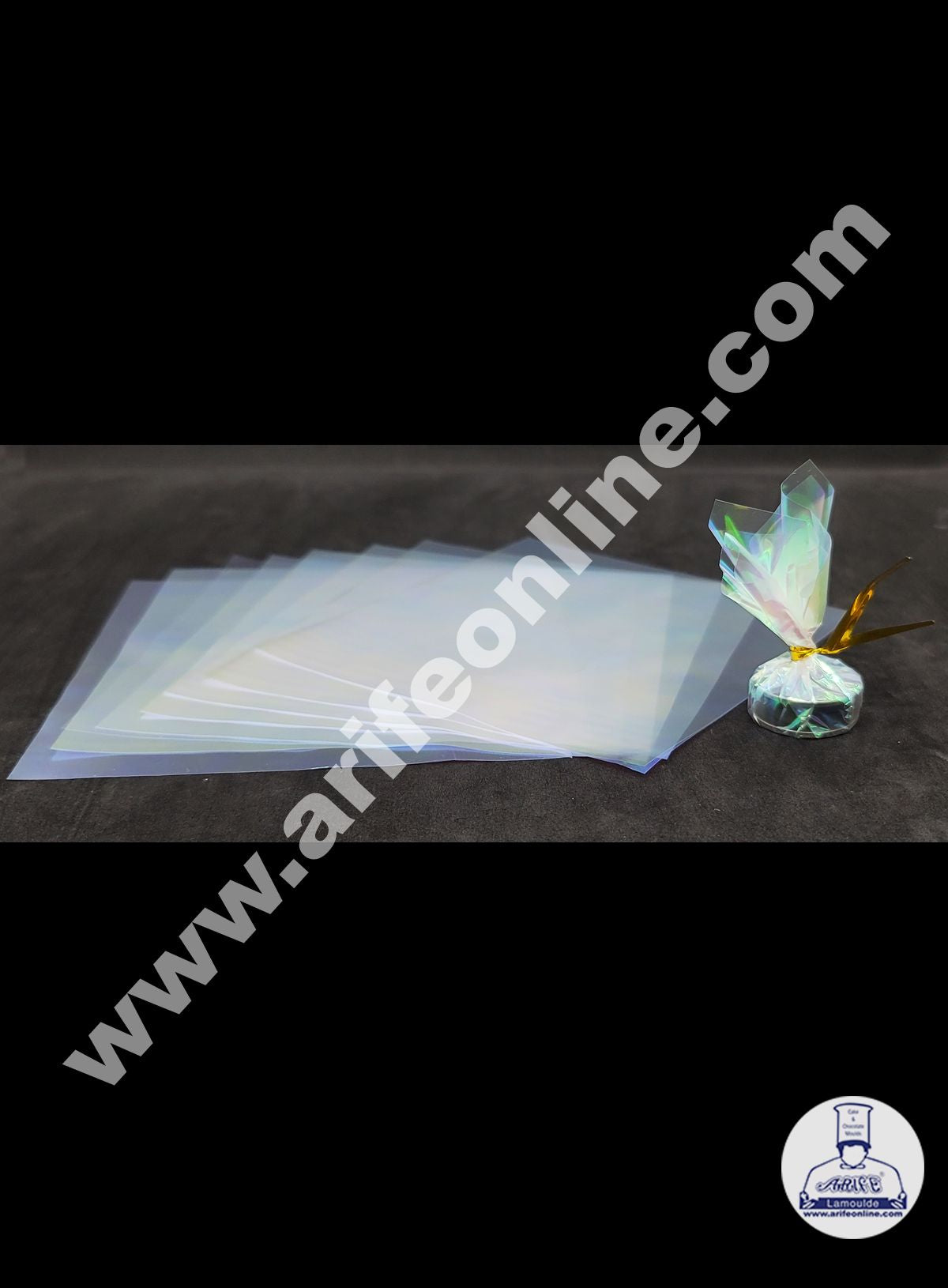 Cake Decor Transparent Rainbow Chocolate Wrapper