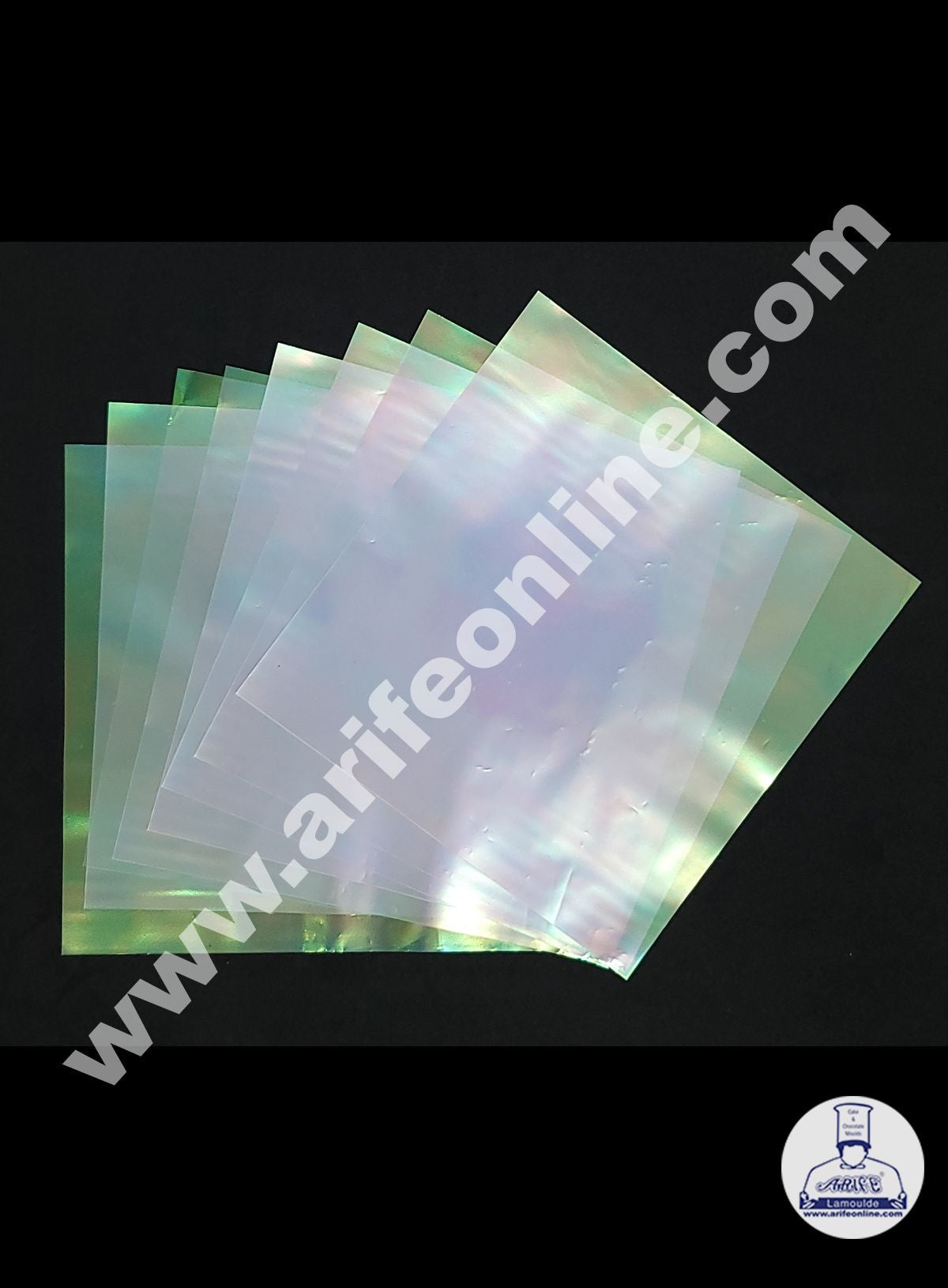 Cake Decor Transparent Rainbow Chocolate Wrapper