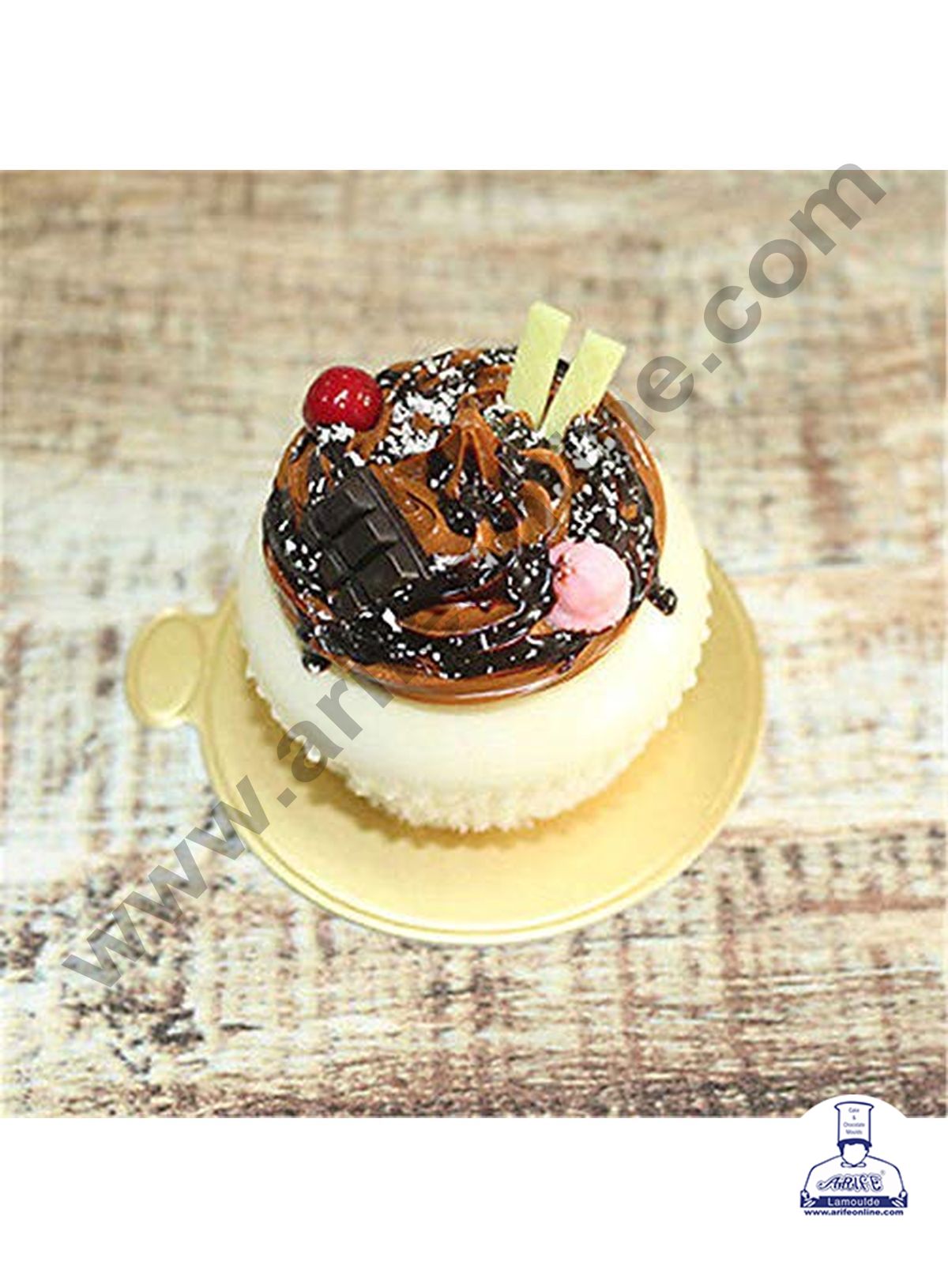 Cake Decor Round Pastry Base Boards - Gold 100 Pcs Pack