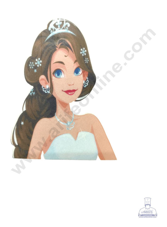 Edible Theme Topper Pre Cut Wafer Paper High Quality - Beautiful Wedding Bride - ( 1 pc Pack ) SB-WPC-3106   (MOQ 12 PCS)