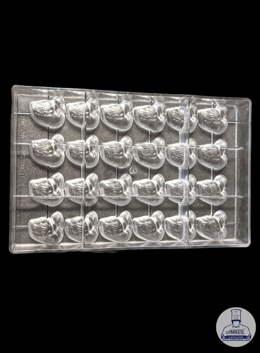 24 Cavity Swan Shape Polycarbonate Chocolate Mold - ( YBS-203 )  (MOQ 12 PCS) (RRD)