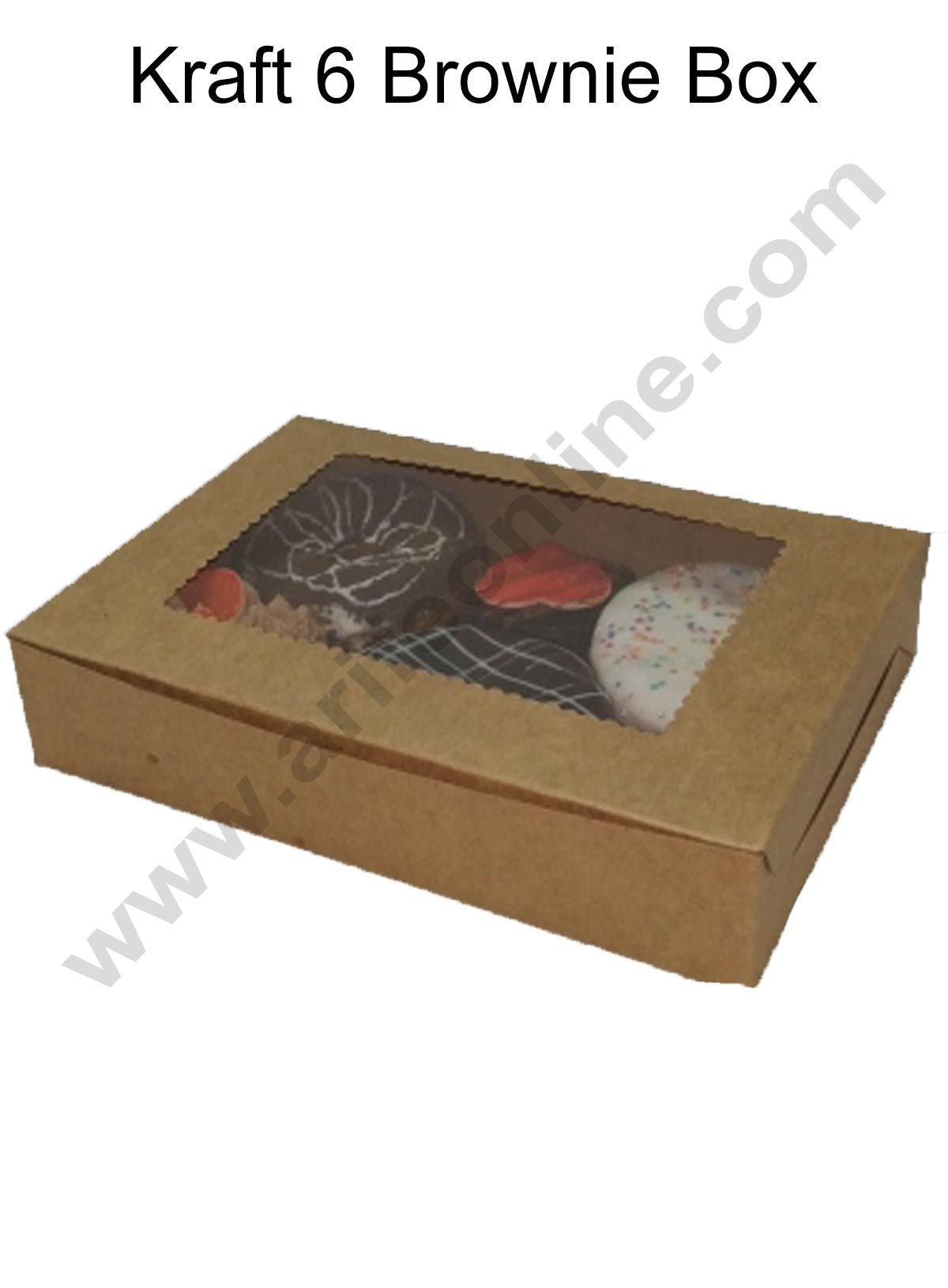 Cake Decor Kraft Brownie Boxes 6