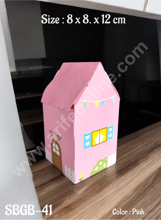 Goodie Bag For Hampers | Chocolate Box Hamper Box 10 Pcs Pack - Pink SBGB-41-P (MOQ 10 PACK)