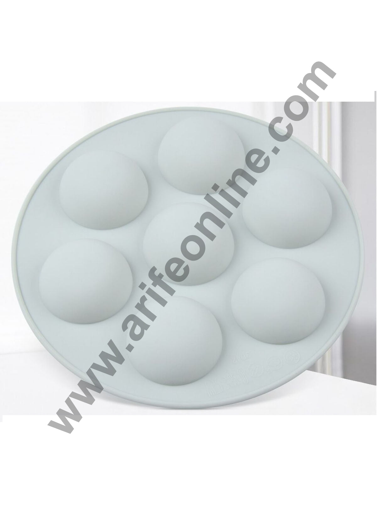 Cake Decor 7 Cavity Chocolate Mould Silicone Basket Ball and Foot Ball Silicon Jelly Candy Mould