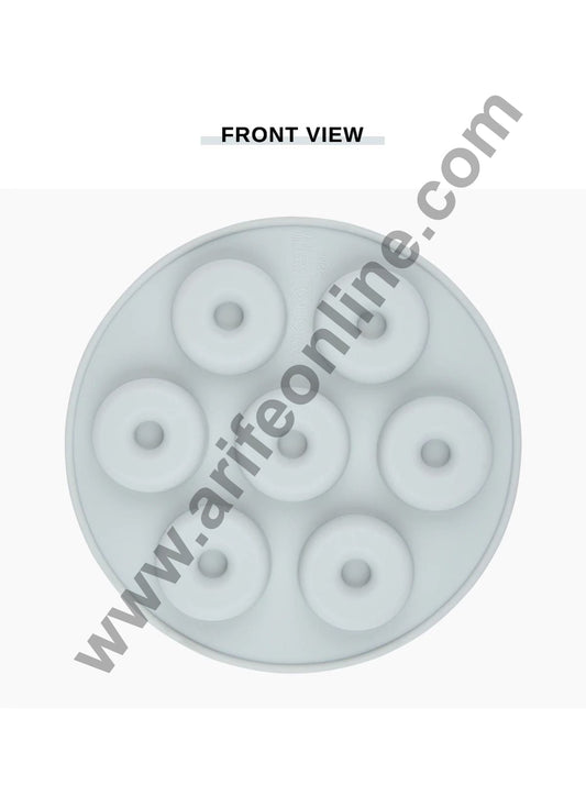Cake Decor 7 Cavity Chocolate Mould Silicone Mini Donut Polo Silicon Jelly Candy Mould