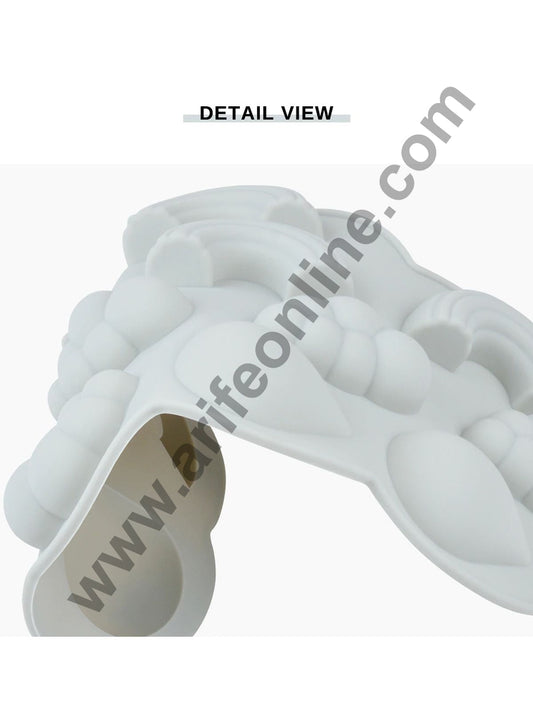 Cake Decor 11 Cavity Chocolate Mould Silicone Rainbow Cloud and Drop Silicon Jelly Candy Mould