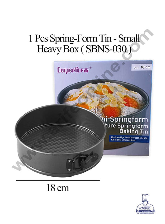 SPRINGFORM TIN ( 1 Pcs ) ( HEAVY BOX ) SBNS - 030 (MOQ 12 PCS) (AMD)
