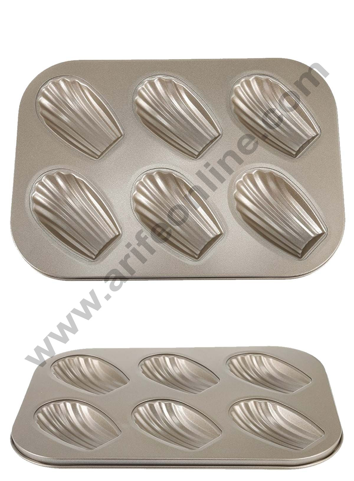 6 Cavity Golden Madeleine
