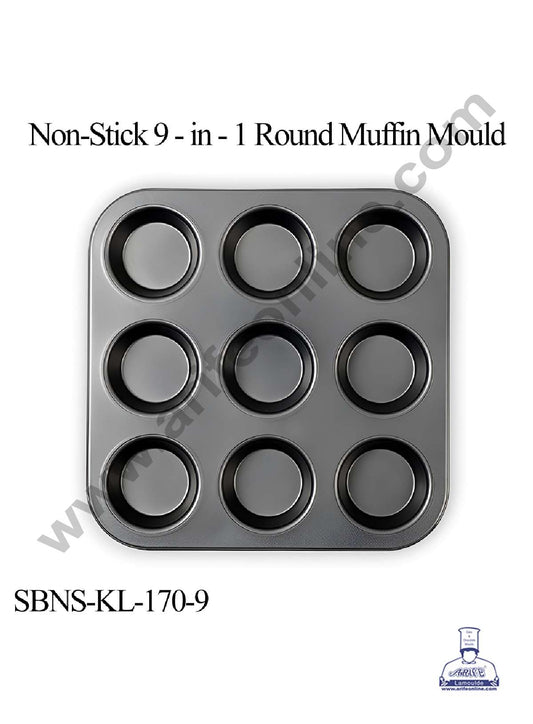 NONSTICK 9IN1 ROUND MUFFIN SBNS-KL-170-9  (MOQ 12 PCS) (UU)