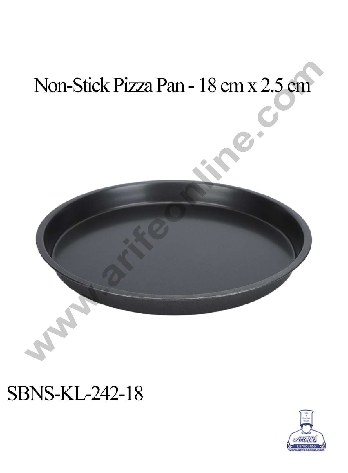 NONSTICK PIZZA PAN 18 X 2.5cm SBNS-KL-242-18 (MOQ 12 PCS) (EE)