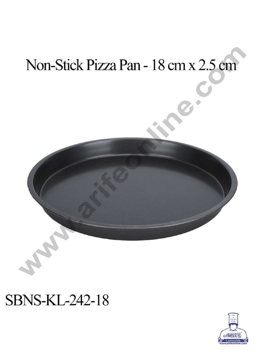 NONSTICK PIZZA PAN 18 X 2.5cm SBNS-KL-242-18 (MOQ 12 PCS) (EE)