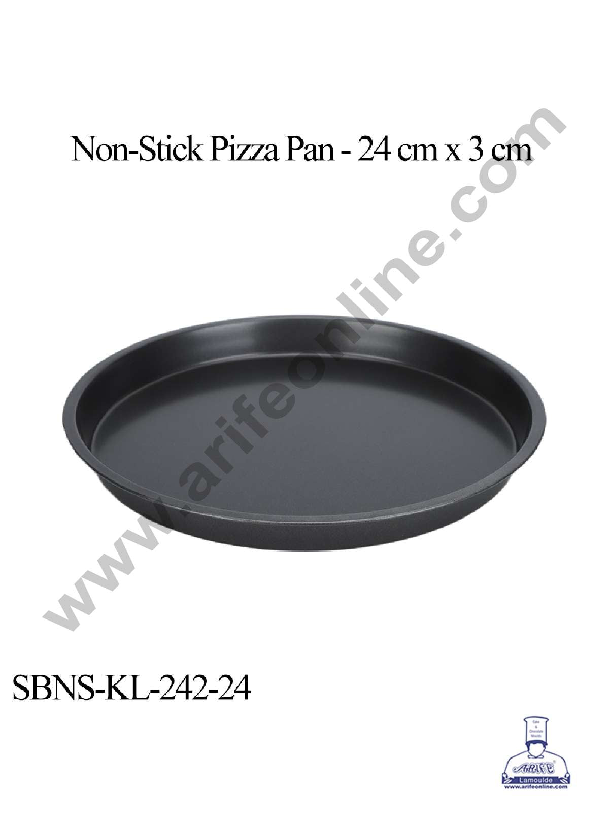 NONSTICK PIZZA PAN 24 X 3 CM SBNS-KL-242-24 (MOQ 12 PCS) (UE)