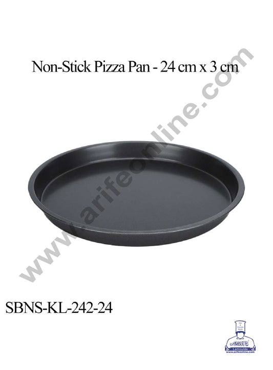 NONSTICK PIZZA PAN 24 X 3 CM SBNS-KL-242-24 (MOQ 12 PCS) (UE)