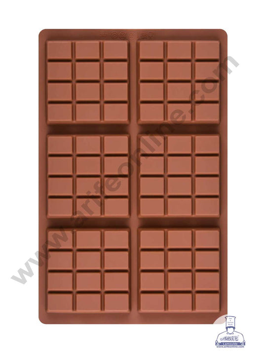 6 Cavity Silicone Moulds, Rectangle Section for Soap Making, Cake Mold  (MOQ 12 PCS)