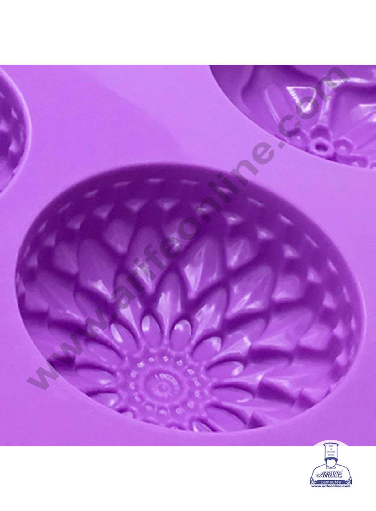 6 Cavity Mix Flower Shape Silicone Mould | Jelly & Soap Mould | Baking Mould - SBSM-ck10-236  (MOQ 12 PCS)