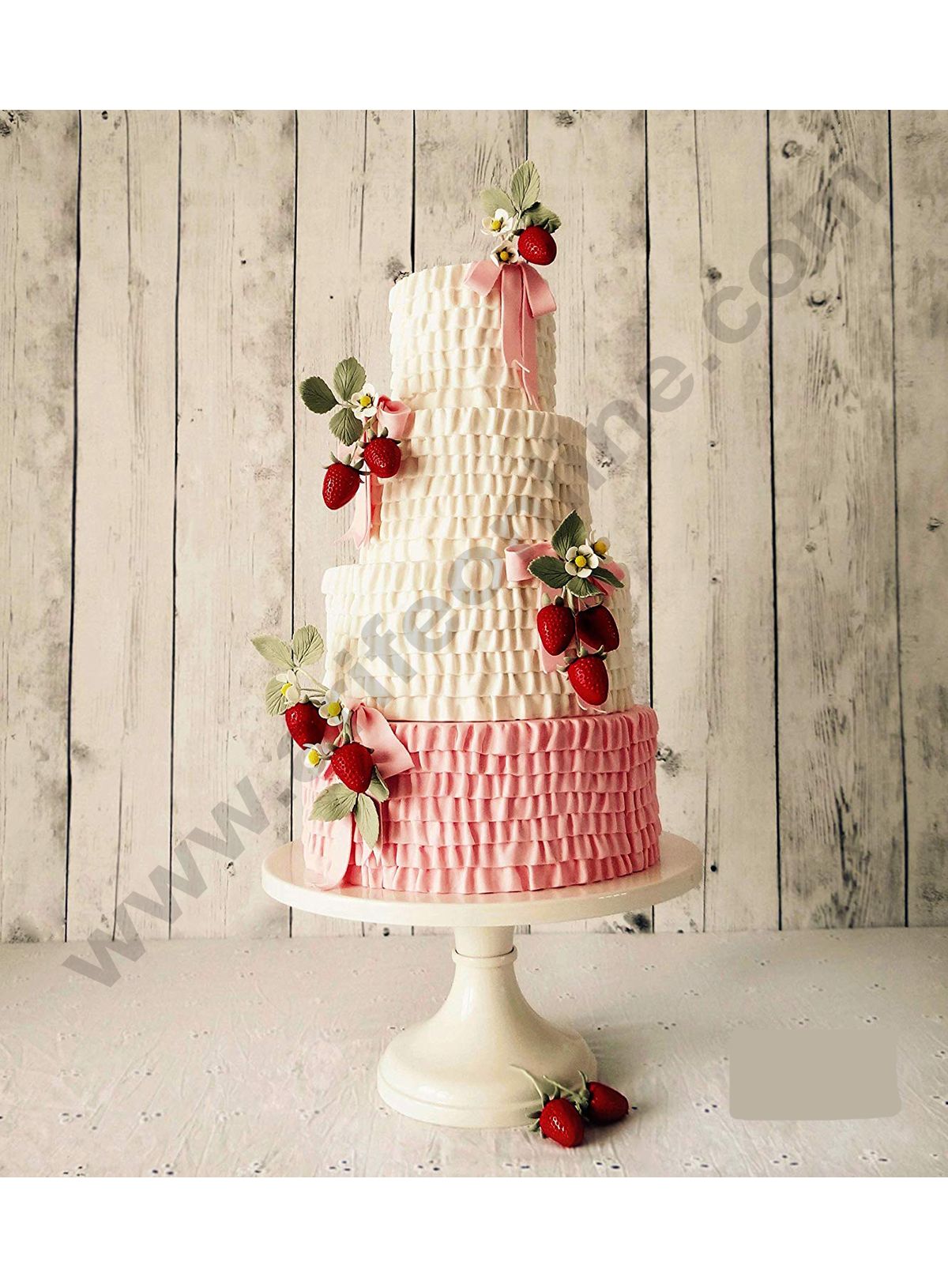 Romantic Ruffle Simpress Silicone Mold Cake Decorating Fondant Gum Paste Icing (MOQ 12 PCS)