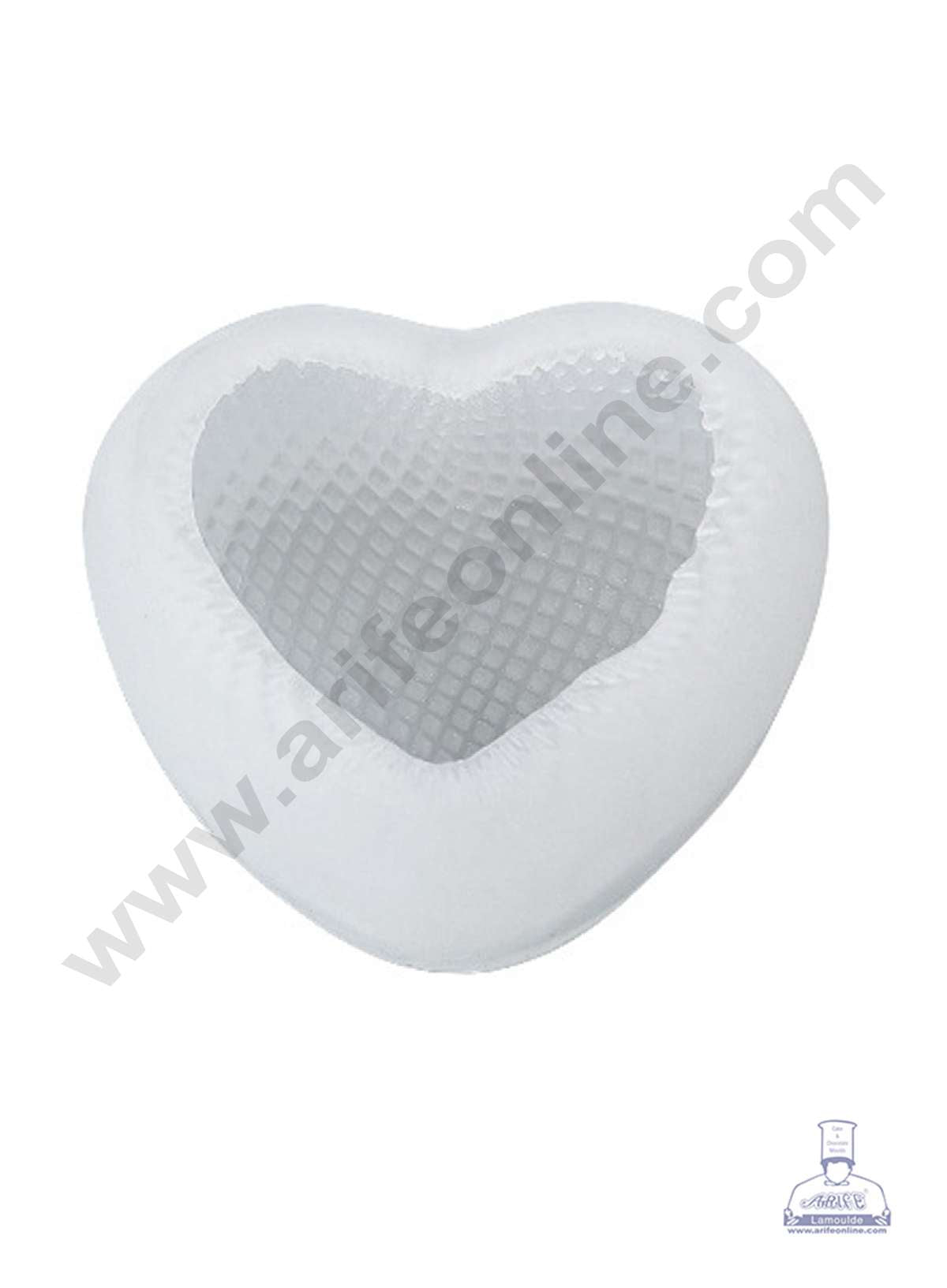 3D Silicon 1 Cavity Heart Shaped Silicon Candle Moulds SBSP-DYF6169 (MOQ 12 PCS) (ADD)