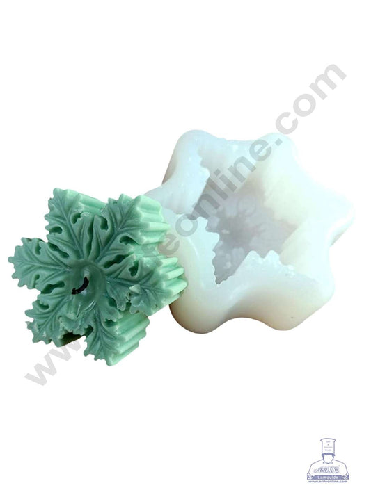 3D Silicon Snowflake Mould Candle Mould Soap Mould DIY Mould Christmas SBSP-DYF6583(MOQ 12 PCS) (UD)