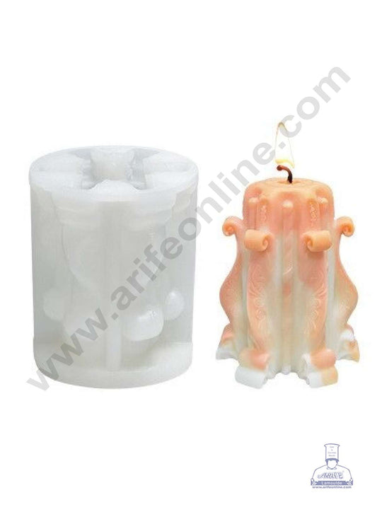 3D Silicon 1 Cavity Carved Root Shape Silicon Candle Mould, Silicon Soap Mould, Handmade Decorative Soap Ornament Making SBSP-DYF6987 (MOQ 12 PCS) (IUD)